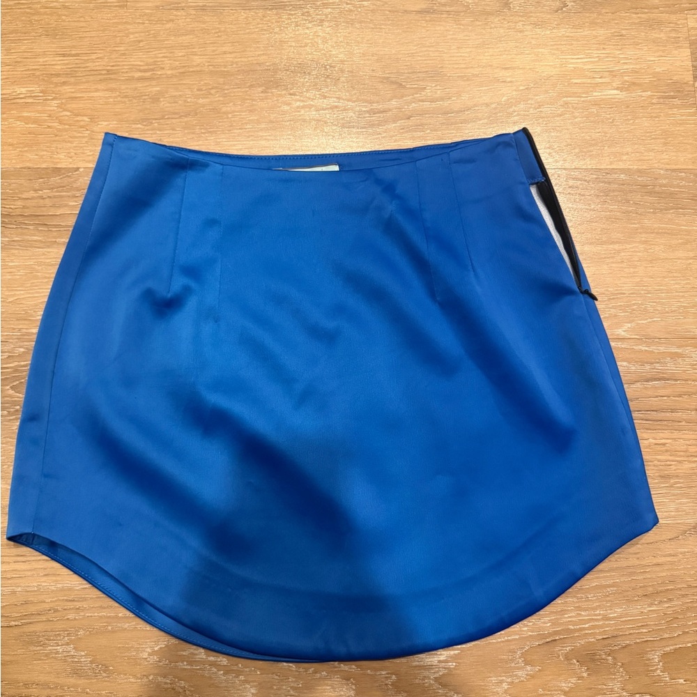 Royal Blue Mini Skirt
